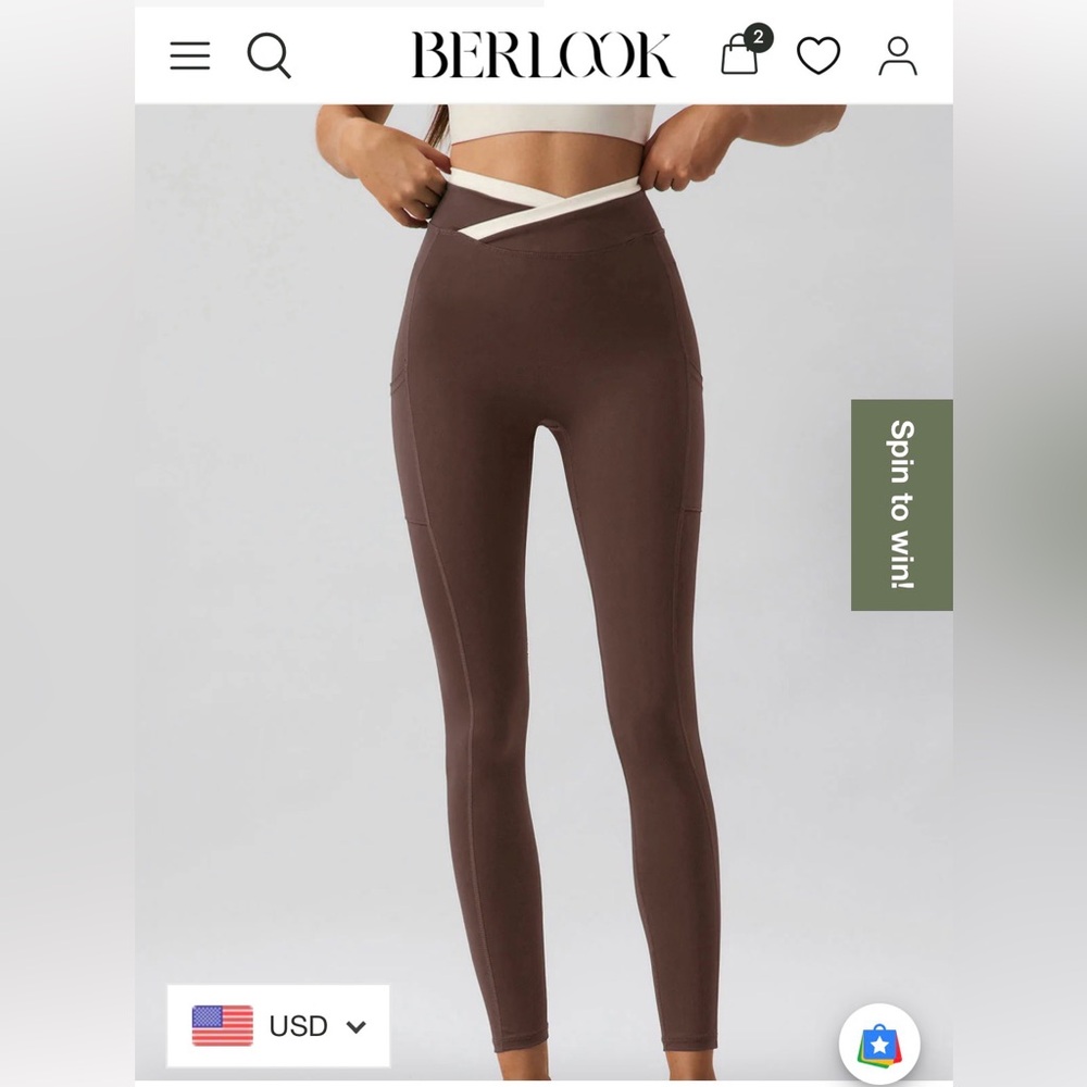 Berlook High-Waist Workout Leggings